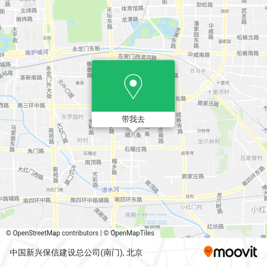 中国新兴保信建设总公司(南门)地图