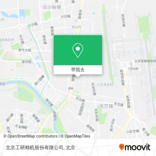 北京工研精机股份有限公司地图