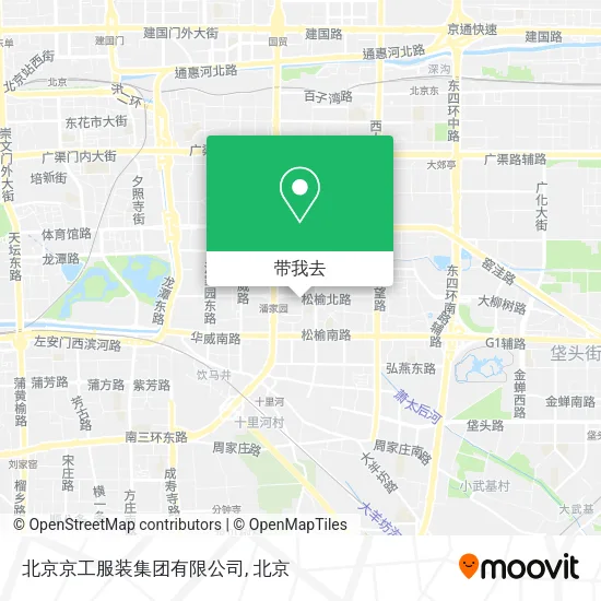 北京京工服装集团有限公司地图