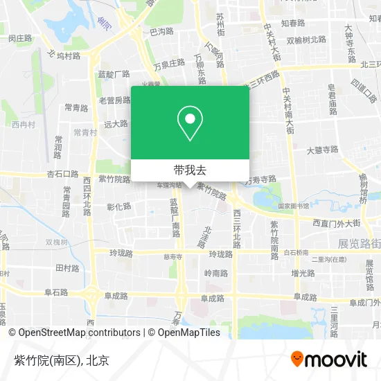 紫竹院(南区)地图