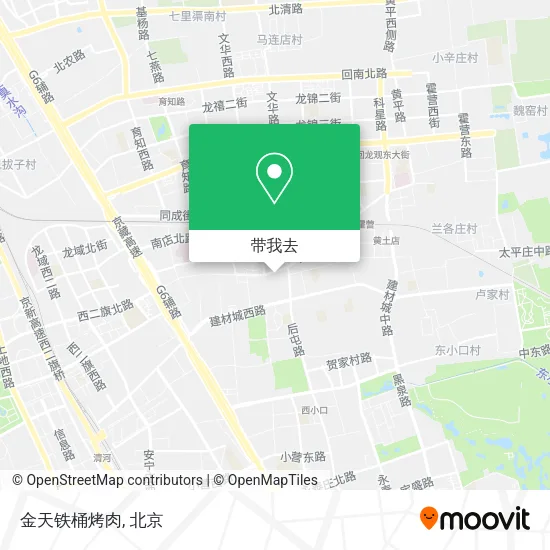 金天铁桶烤肉地图