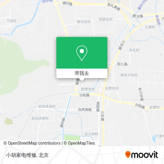 小胡家电维修地图