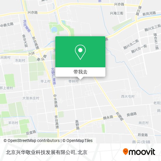 北京兴华敬业科技发展有限公司地图