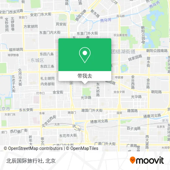 北辰国际旅行社地图