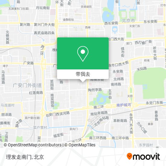 理发走南门地图