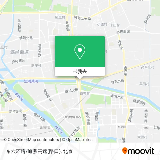 东六环路/通燕高速(路口)地图