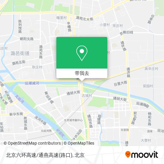 北京六环高速/通燕高速(路口)地图