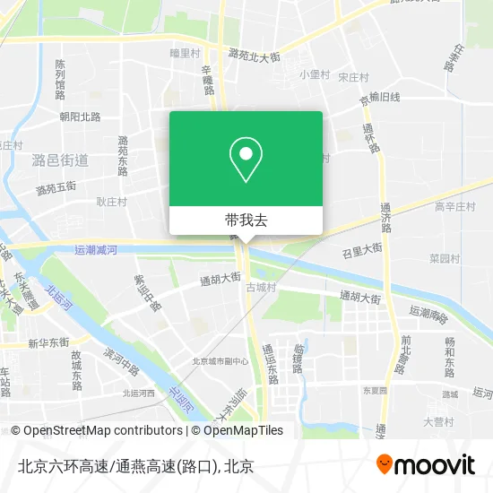 北京六环高速/通燕高速(路口)地图