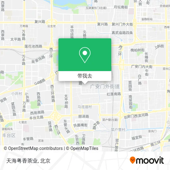 天海粤香茶业地图