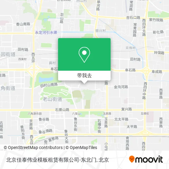 北京佳泰伟业模板租赁有限公司-东北门地图