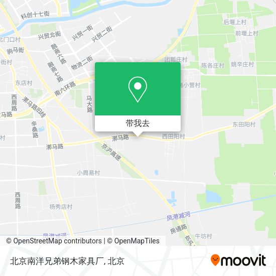 北京南洋兄弟钢木家具厂地图