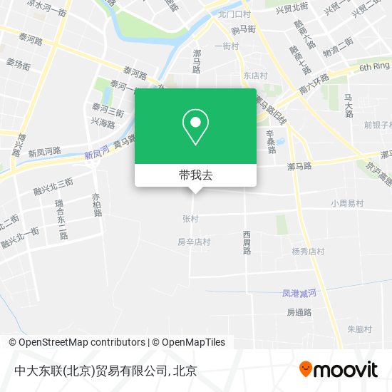 中大东联(北京)贸易有限公司地图