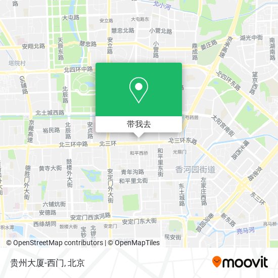贵州大厦-西门地图