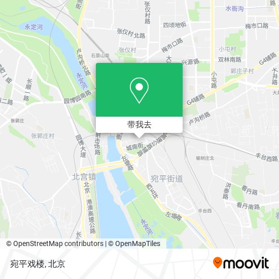 宛平戏楼地图