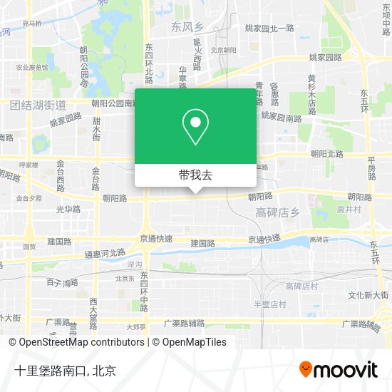 十里堡路南口地图
