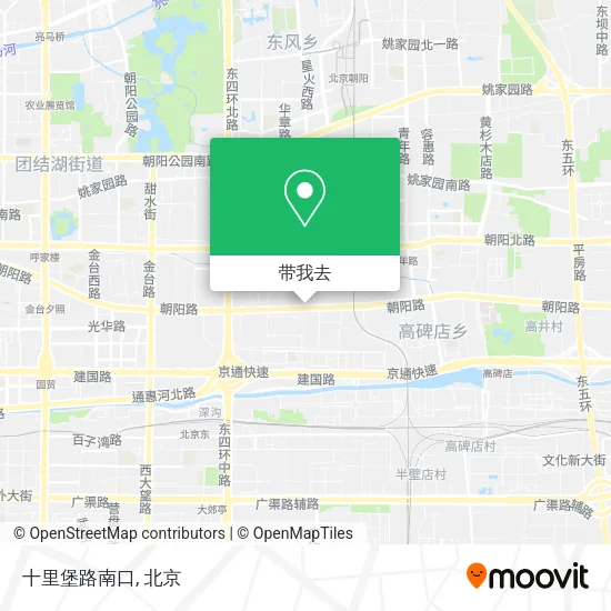 十里堡路南口地图