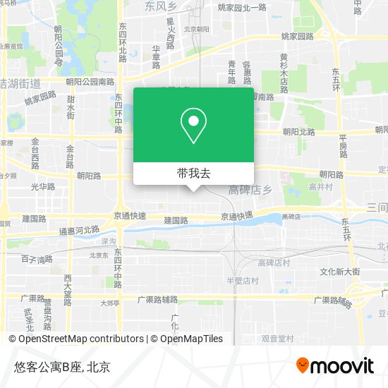 悠客公寓B座地图