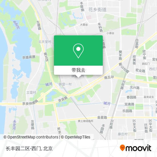 长丰园二区-西门地图