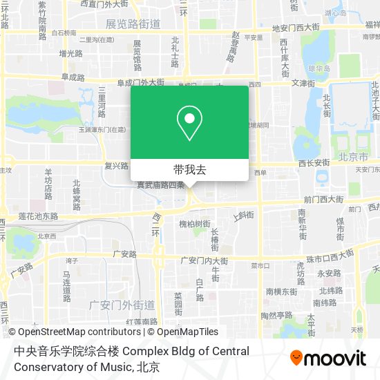 中央音乐学院综合楼 Complex Bldg of Central Conservatory of Music地图