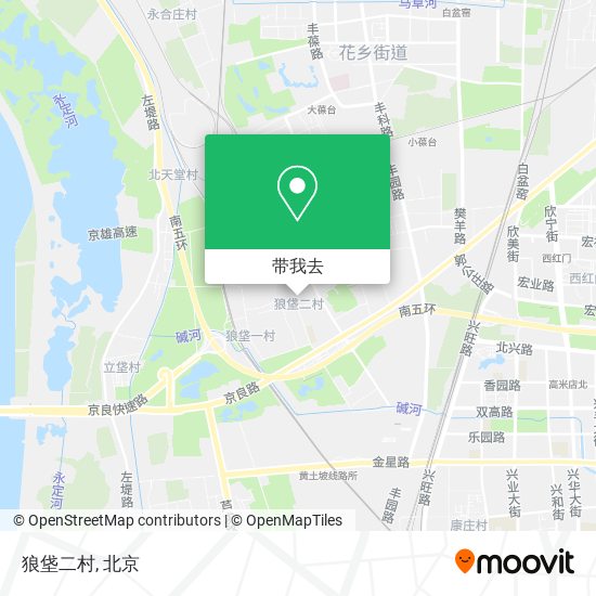 狼垡二村地图
