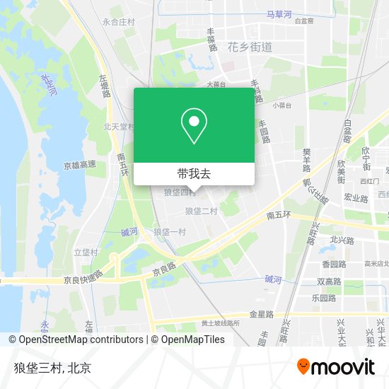 狼垡三村地图