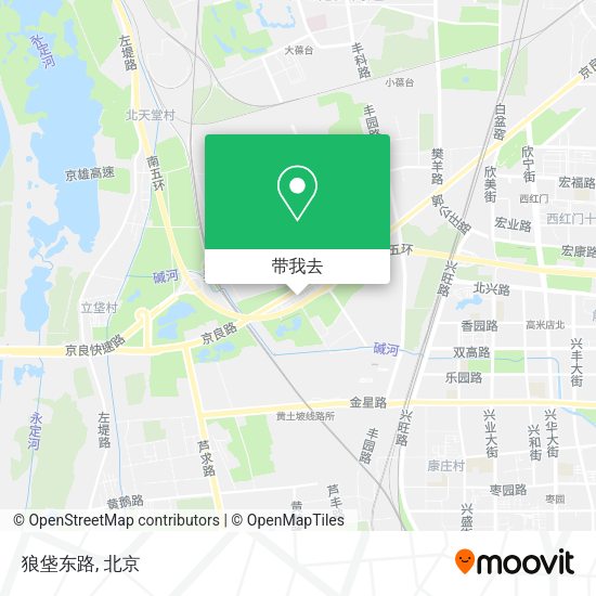 狼垡东路地图