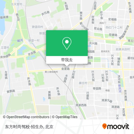 东方时尚驾校-招生办地图