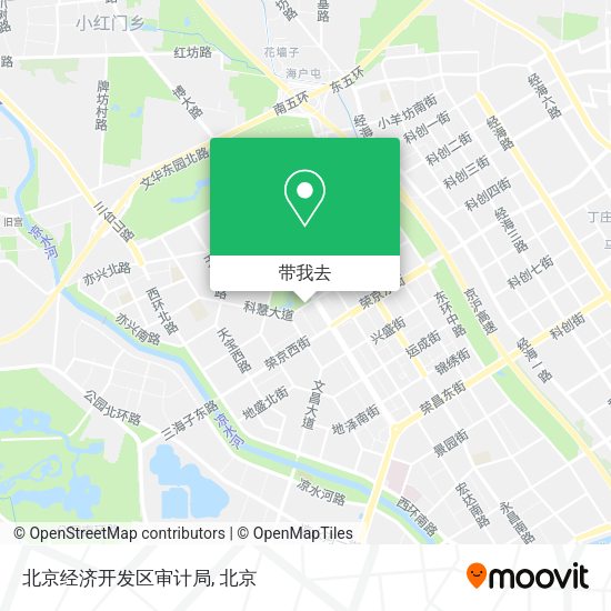 北京经济开发区审计局地图