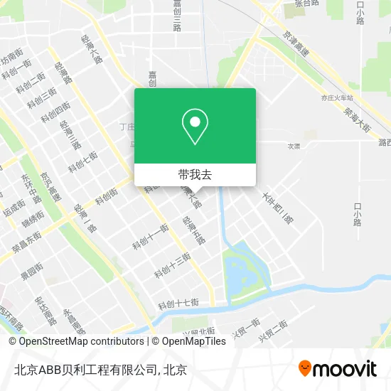 北京ABB贝利工程有限公司地图