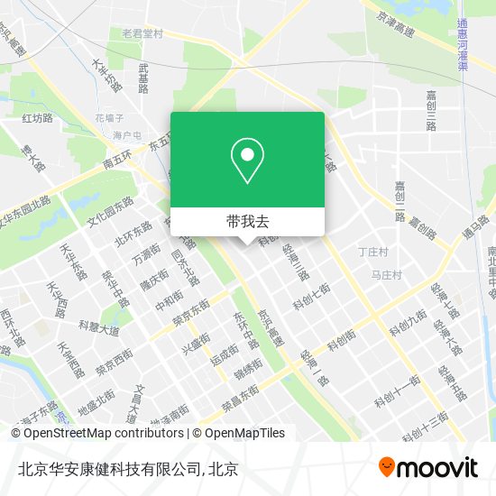 北京华安康健科技有限公司地图