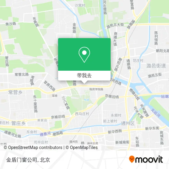 金盾门窗公司地图