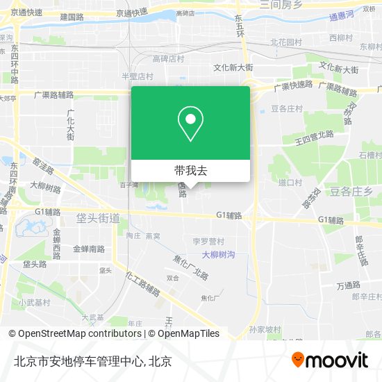 北京市安地停车管理中心地图