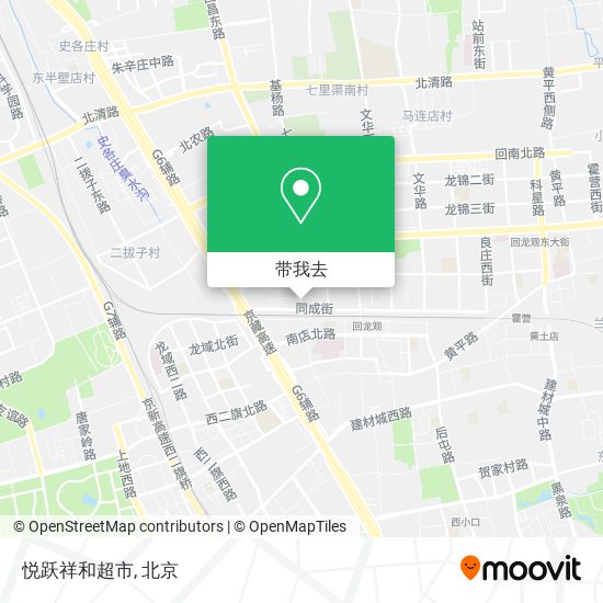 悦跃祥和超市地图