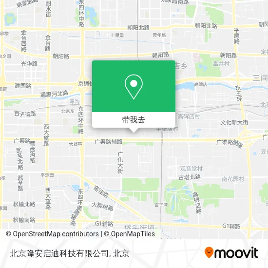 北京隆安启迪科技有限公司地图