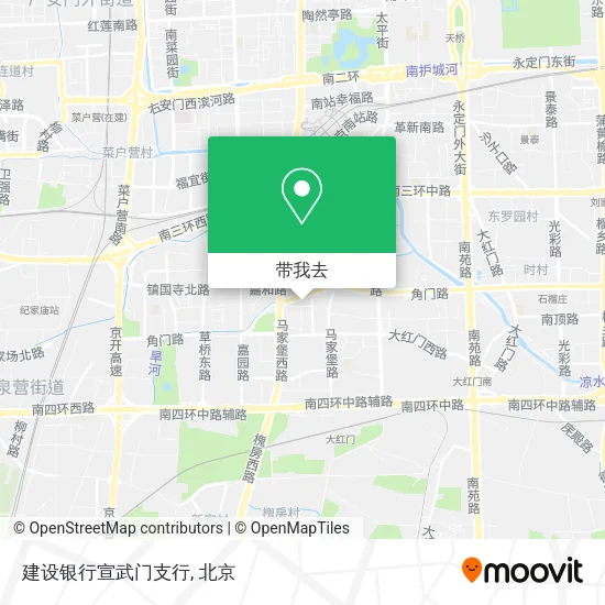建设银行宣武门支行地图