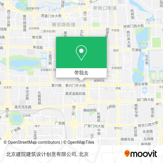 北京建院建筑设计创意有限公司地图