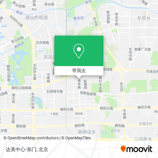 达美中心-东门地图