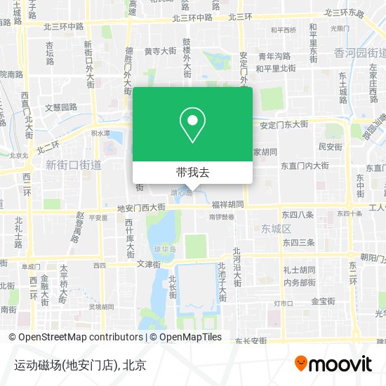 运动磁场(地安门店)地图