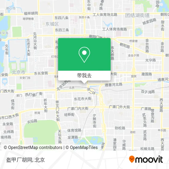 盔甲厂胡同地图