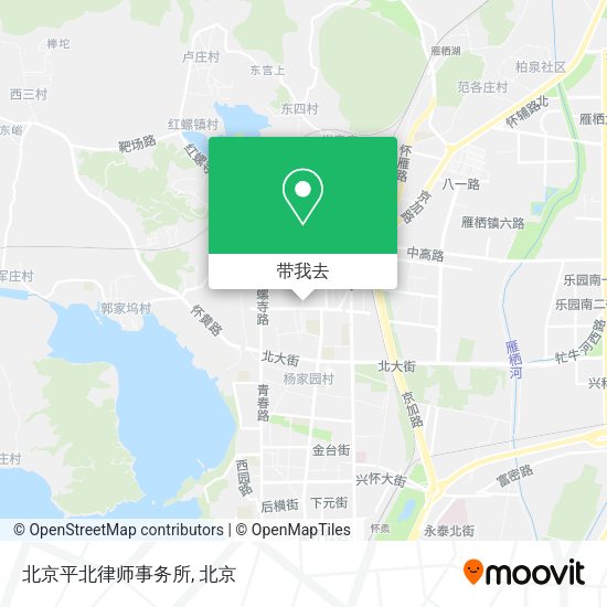 北京平北律师事务所地图