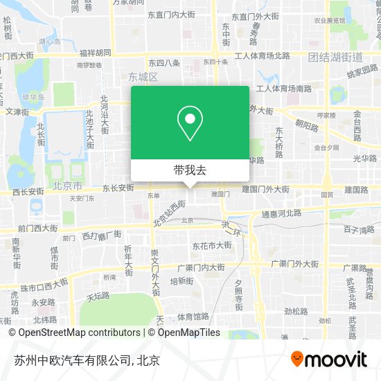苏州中欧汽车有限公司地图