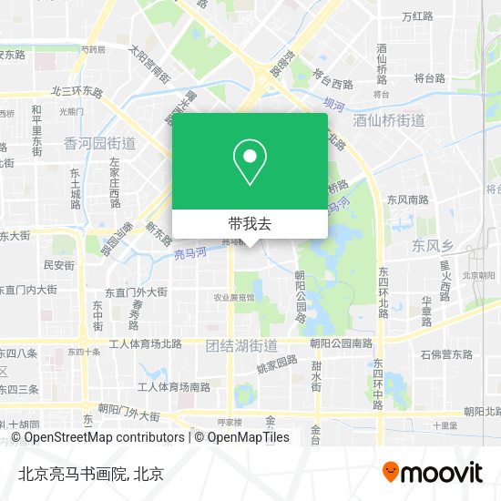 北京亮马书画院地图