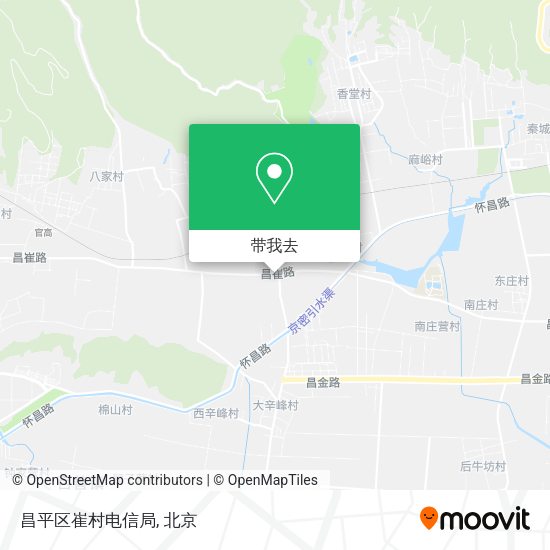 昌平区崔村电信局地图