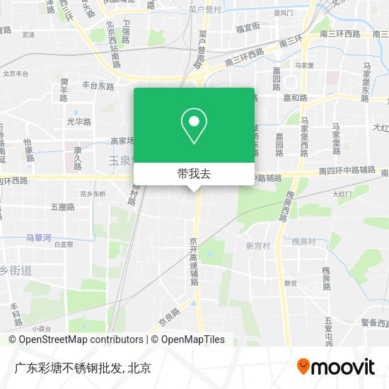 广东彩塘不锈钢批发地图