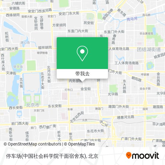 停车场(中国社会科学院干面宿舍东)地图