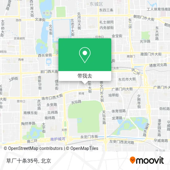 草厂十条35号地图