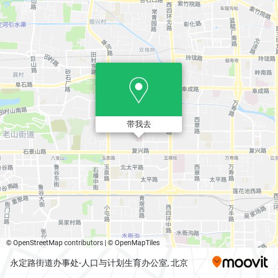 永定路街道办事处-人口与计划生育办公室地图