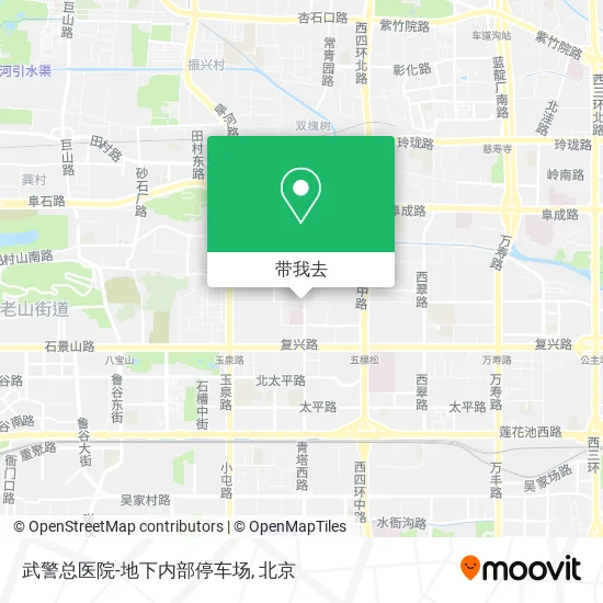 武警总医院-地下内部停车场地图