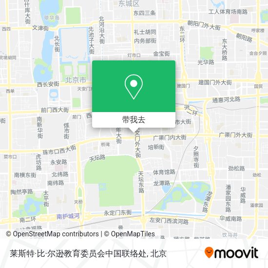 莱斯特·比·尔逊教育委员会中国联络处地图