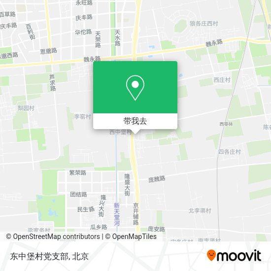 东中堡村党支部地图